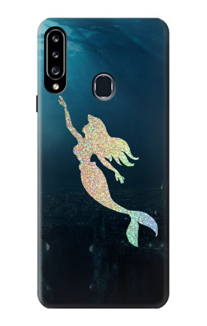 W3250 Mermaid Undersea Hard Case and Leather Flip Case For Samsung Galaxy A20s