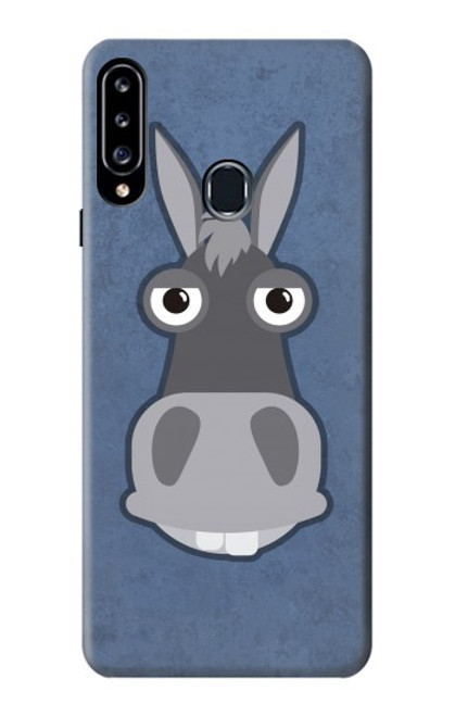 W3271 Donkey Cartoon Hard Case and Leather Flip Case For Samsung Galaxy A20s