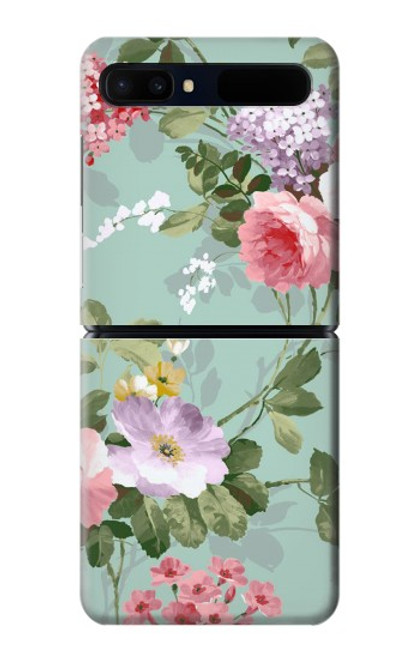 W2178 Flower Floral Art Painting Hard Case For Samsung Galaxy Z Flip 5G