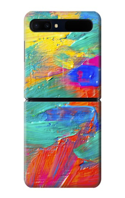 W2942 Brush Stroke Painting Hard Case For Samsung Galaxy Z Flip 5G