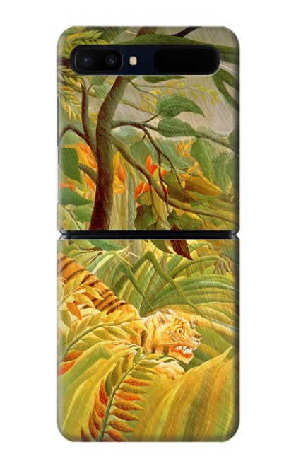 W3344 Henri Rousseau Tiger in a Tropical Storm Hard Case For Samsung Galaxy Z Flip 5G