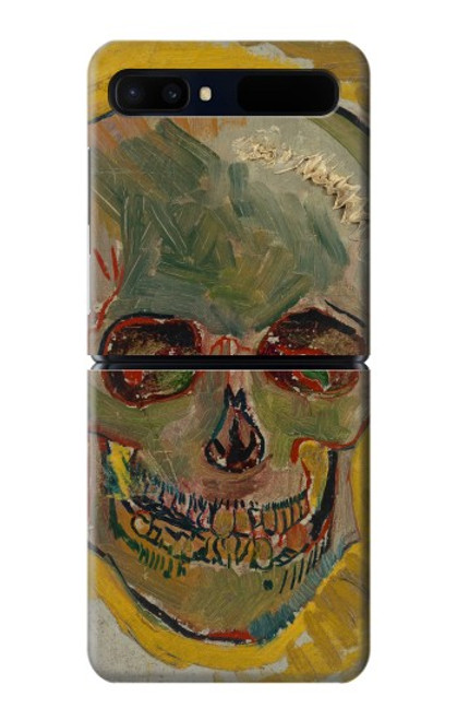 W3359 Vincent Van Gogh Skull Hard Case For Samsung Galaxy Z Flip 5G