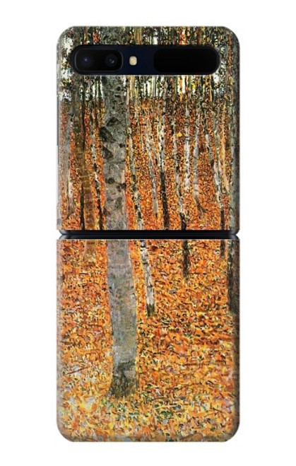 W3380 Gustav Klimt Birch Forest Hard Case For Samsung Galaxy Z Flip 5G