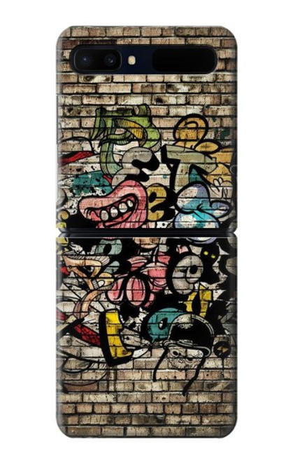 W3394 Graffiti Wall Hard Case For Samsung Galaxy Z Flip 5G