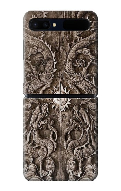 W3395 Dragon Door Hard Case For Samsung Galaxy Z Flip 5G