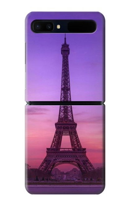 W3447 Eiffel Paris Sunset Hard Case For Samsung Galaxy Z Flip 5G