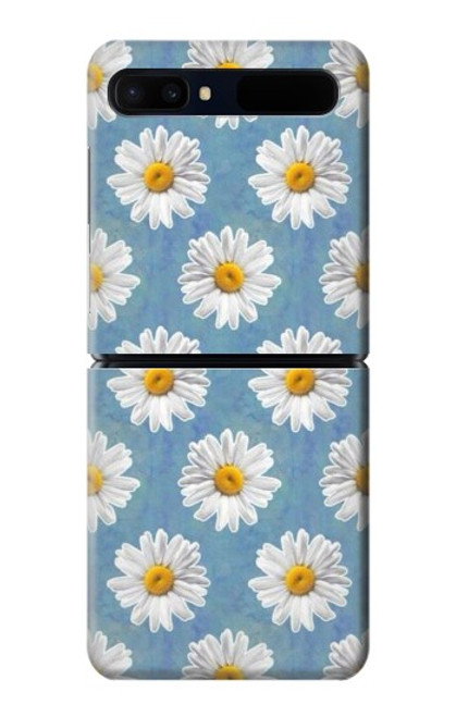 W3454 Floral Daisy Hard Case For Samsung Galaxy Z Flip 5G