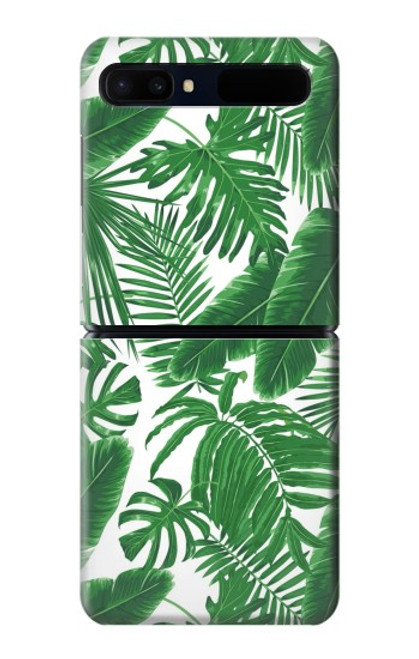 W3457 Paper Palm Monstera Hard Case For Samsung Galaxy Z Flip 5G