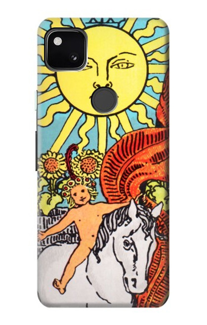 W0565 Tarot Sun Hard Case and Leather Flip Case For Google Pixel 4a