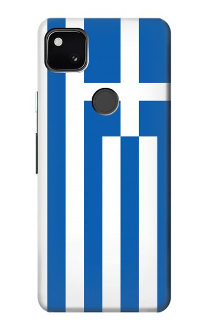 W3102 Flag of Greece Hard Case and Leather Flip Case For Google Pixel 4a