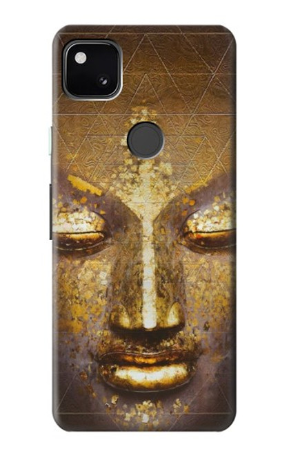 W3189 Magical Yantra Buddha Face Hard Case and Leather Flip Case For Google Pixel 4a