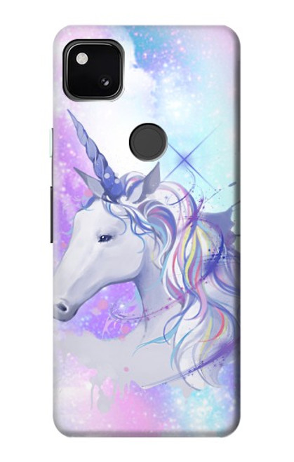 W3375 Unicorn Hard Case and Leather Flip Case For Google Pixel 4a