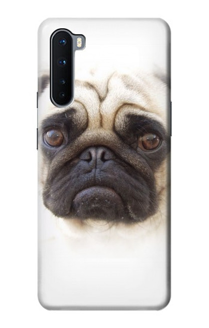 W1852 Pug Dog Hard Case and Leather Flip Case For OnePlus Nord