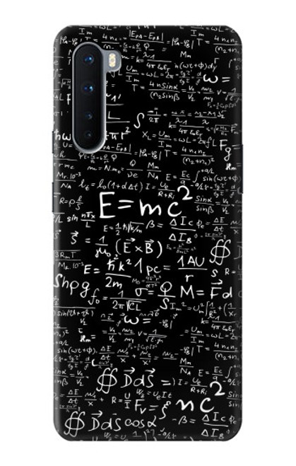 W2574 Mathematics Physics Blackboard Equation Hard Case and Leather Flip Case For OnePlus Nord