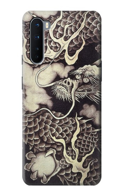 W2719 Japan Painting Dragon Hard Case and Leather Flip Case For OnePlus Nord