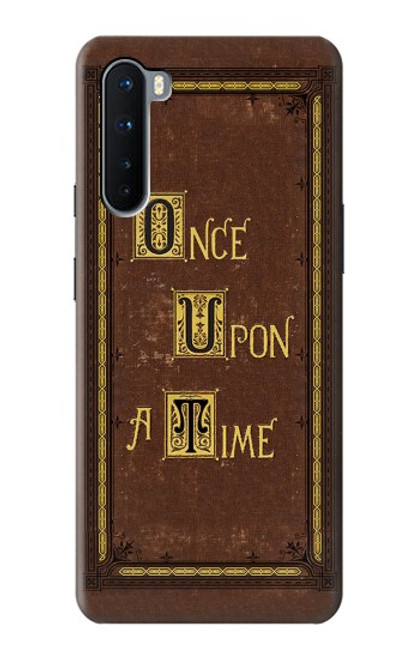 W2824 Once Upon a Time Book Cover Hard Case and Leather Flip Case For OnePlus Nord