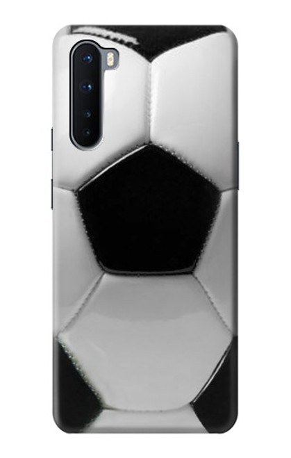 W2964 Football Soccer Ball Hard Case and Leather Flip Case For OnePlus Nord