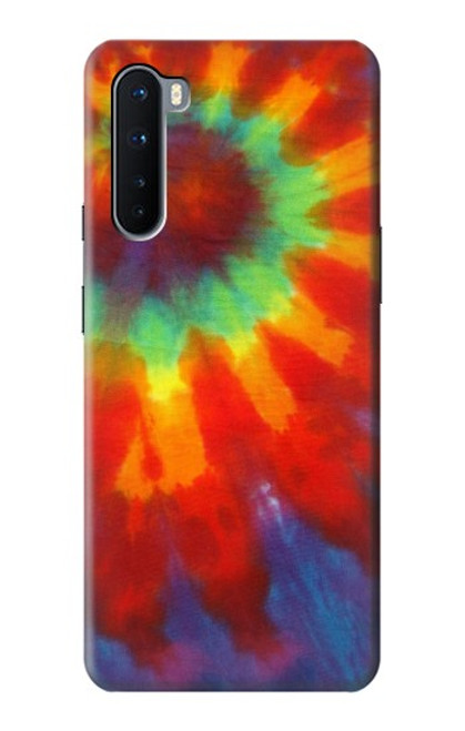 W2985 Colorful Tie Dye Texture Hard Case and Leather Flip Case For OnePlus Nord