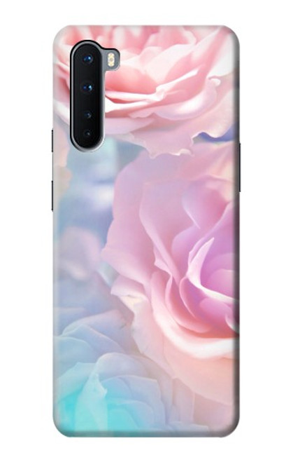 W3050 Vintage Pastel Flowers Hard Case and Leather Flip Case For OnePlus Nord