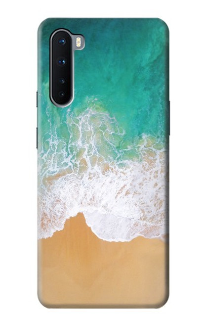 W3150 Sea Beach Hard Case and Leather Flip Case For OnePlus Nord