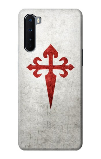 W3200 Order of Santiago Cross of Saint James Hard Case and Leather Flip Case For OnePlus Nord