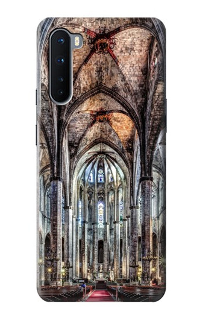 W3210 Santa Maria Del Mar Cathedral Hard Case and Leather Flip Case For OnePlus Nord