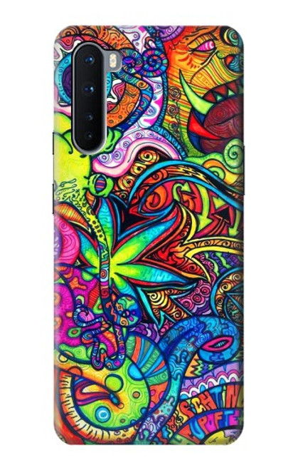 W3255 Colorful Art Pattern Hard Case and Leather Flip Case For OnePlus Nord