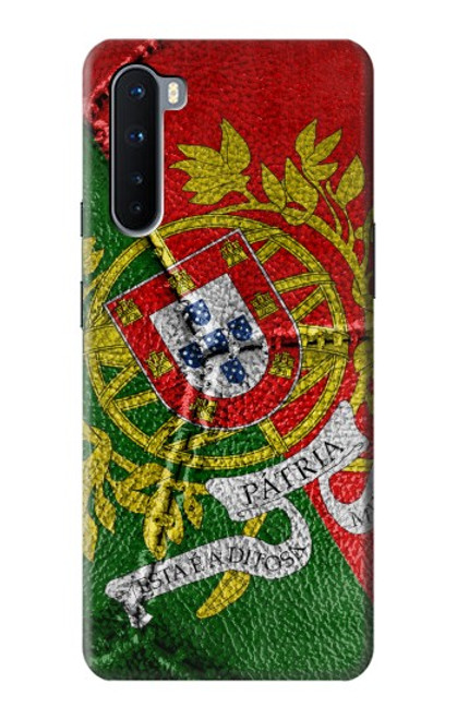 W3300 Portugal Flag Vintage Football Graphic Hard Case and Leather Flip Case For OnePlus Nord