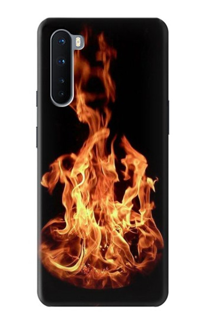 W3379 Fire Frame Hard Case and Leather Flip Case For OnePlus Nord