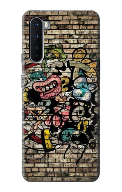 W3394 Graffiti Wall Hard Case and Leather Flip Case For OnePlus Nord