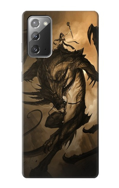 W0388 Dragon Rider Hard Case and Leather Flip Case For Samsung Galaxy Note 20