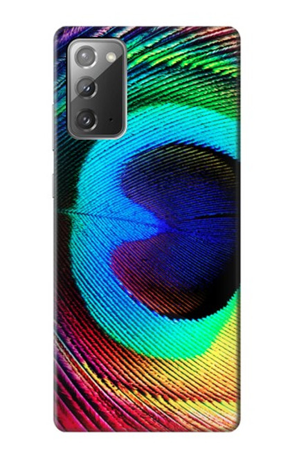 W0511 Peacock Hard Case and Leather Flip Case For Samsung Galaxy Note 20