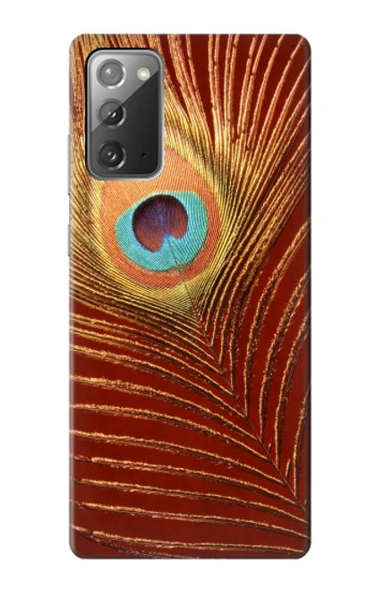 W0512 Peacock Hard Case and Leather Flip Case For Samsung Galaxy Note 20