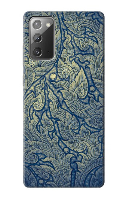 W0568 Thai Art Hard Case and Leather Flip Case For Samsung Galaxy Note 20