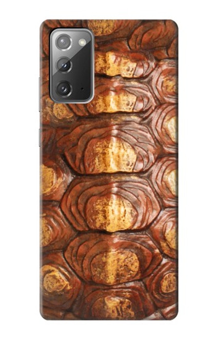 W0579 Turtle Carapace Hard Case and Leather Flip Case For Samsung Galaxy Note 20