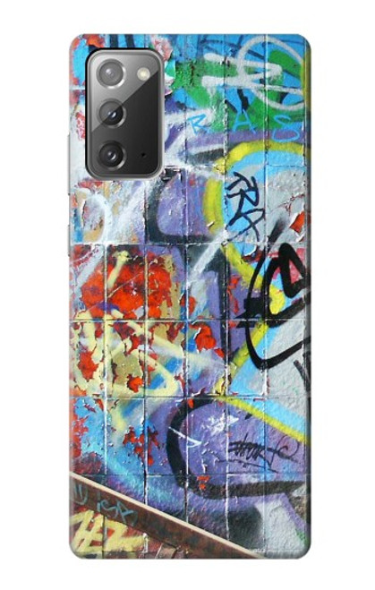 W0588 Wall Graffiti Hard Case and Leather Flip Case For Samsung Galaxy Note 20