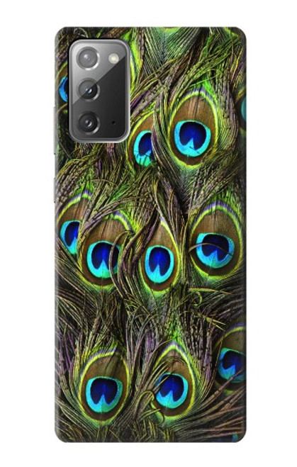 W1965 Peacock Feather Hard Case and Leather Flip Case For Samsung Galaxy Note 20