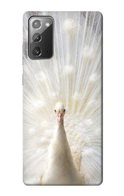 W1980 White Peacock Hard Case and Leather Flip Case For Samsung Galaxy Note 20