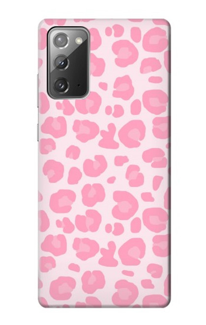 W2213 Pink Leopard Pattern Hard Case and Leather Flip Case For Samsung Galaxy Note 20