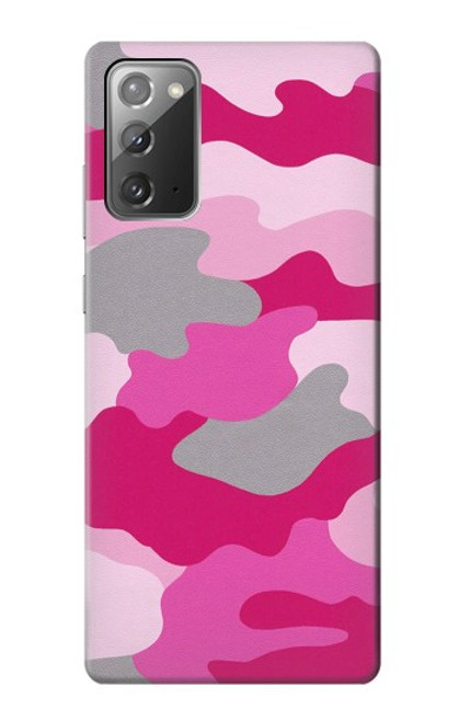 W2525 Pink Camo Camouflage Hard Case and Leather Flip Case For Samsung Galaxy Note 20