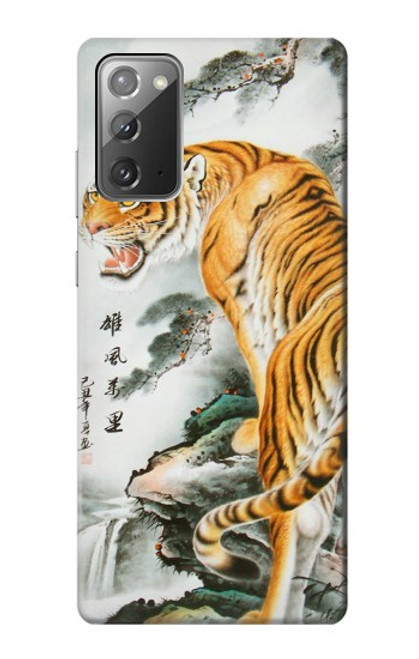 W2750 Oriental Chinese Tiger Painting Hard Case and Leather Flip Case For Samsung Galaxy Note 20