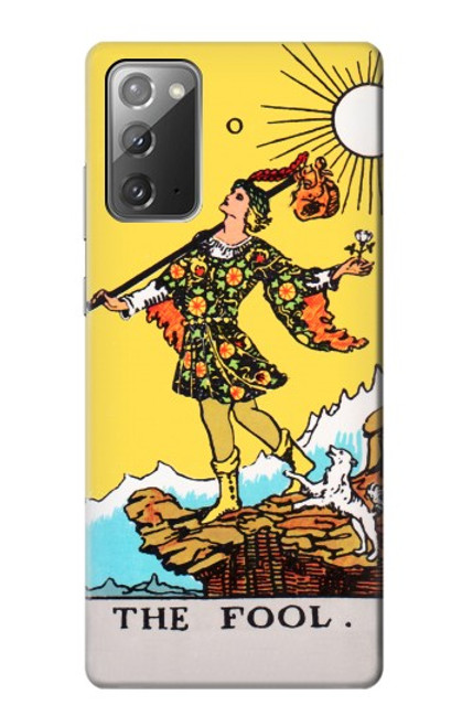 W2810 Tarot Card The Fool Hard Case and Leather Flip Case For Samsung Galaxy Note 20