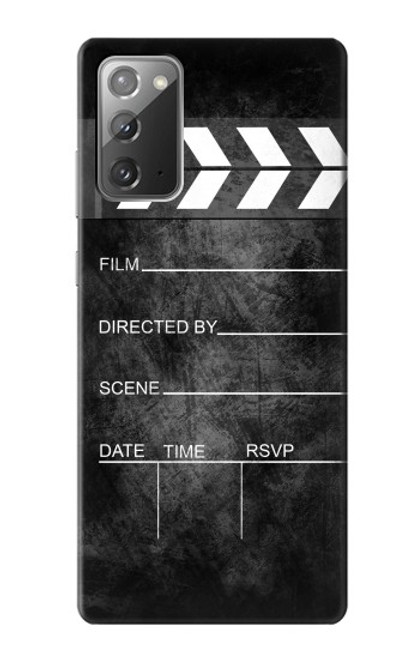 W2919 Vintage Director Clapboard Hard Case and Leather Flip Case For Samsung Galaxy Note 20