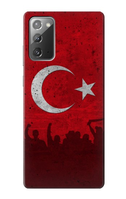 W2991 Turkey Football Soccer Hard Case and Leather Flip Case For Samsung Galaxy Note 20