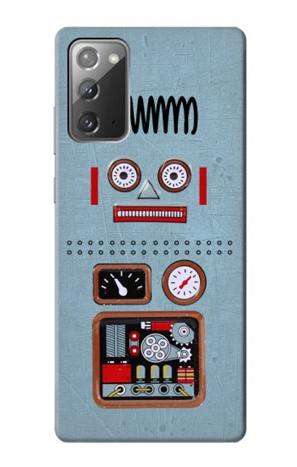 W3040 Retro Robot Toy Hard Case and Leather Flip Case For Samsung Galaxy Note 20