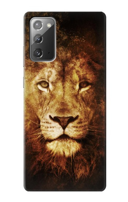 W3182 Lion Hard Case and Leather Flip Case For Samsung Galaxy Note 20