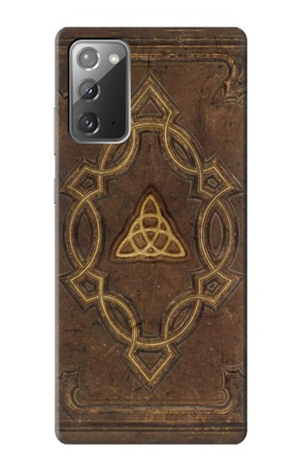 W3219 Spell Book Cover Hard Case and Leather Flip Case For Samsung Galaxy Note 20