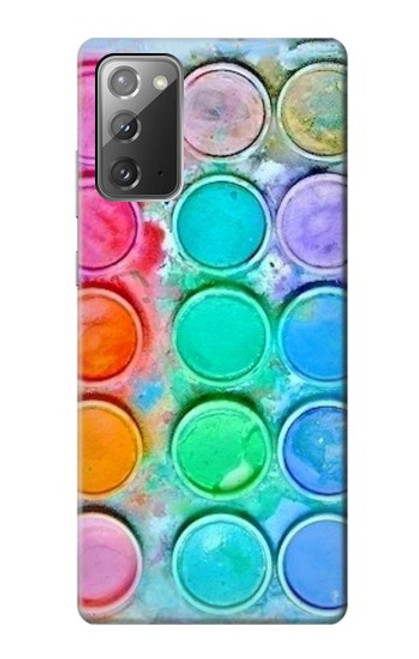 W3235 Watercolor Mixing Hard Case and Leather Flip Case For Samsung Galaxy Note 20