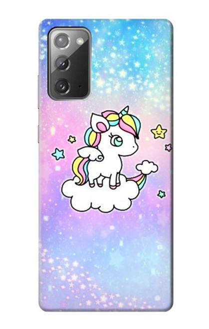 W3256 Cute Unicorn Cartoon Hard Case and Leather Flip Case For Samsung Galaxy Note 20