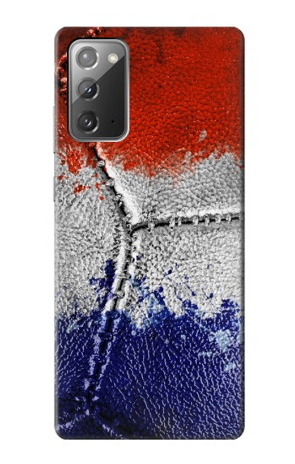 W3304 France Flag Vintage Football Graphic Hard Case and Leather Flip Case For Samsung Galaxy Note 20